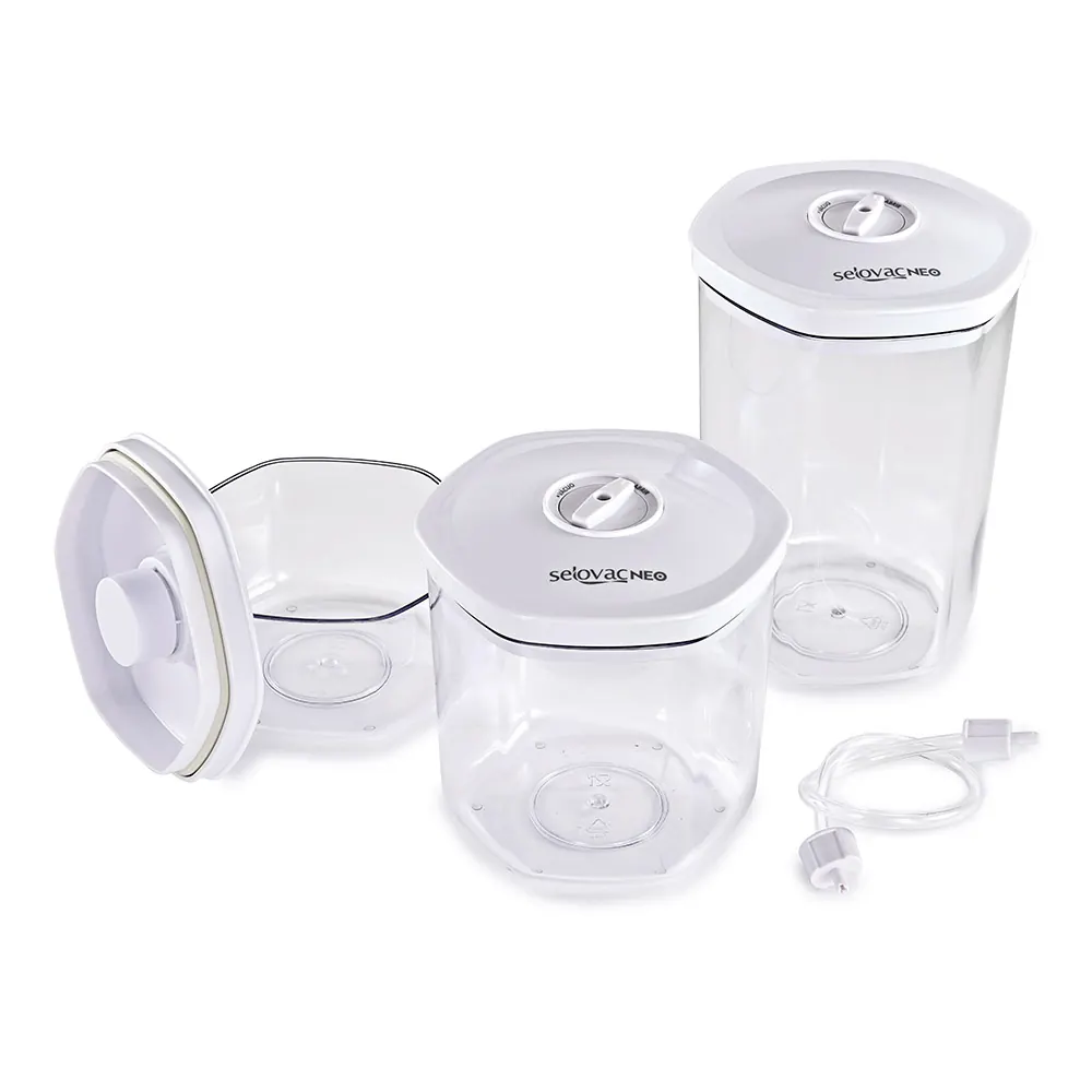 KIT COM 3 POTES PARA VACUO SELOVAC NEO - SCPOT3